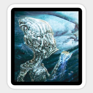 Jellyfish Hunter Sticker